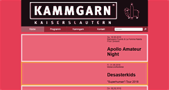 Desktop Screenshot of kammgarn.de
